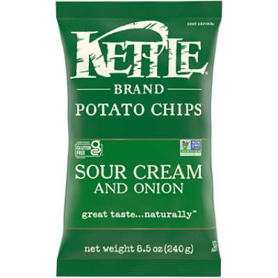 Kettle Brand Sour Cream & Onion Kettle Potato Chips - 8.5 Oz - Image 1