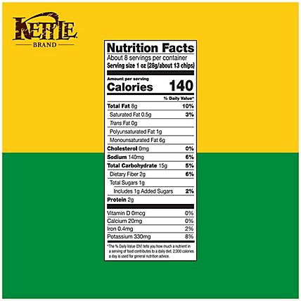 Kettle Potato Chips Sour Cream and Onion - 8.5 Oz - Image 3