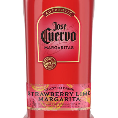 Jose Cuervo Authentic Margarita Strawberry Lime Ready to Drink Cocktail - 1.75 Liter - Image 3