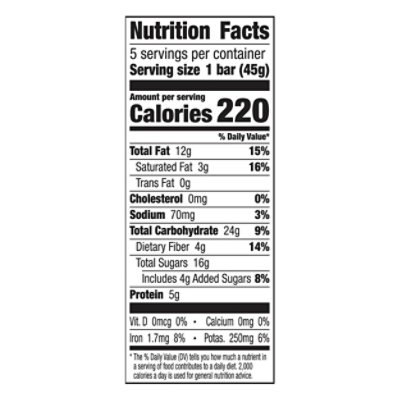 Larabar Food Bar Fruit & Nut Peanut Butter Chocolate Chip - 5-1.6 Oz - Image 4