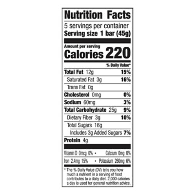 Larabar Food Bar Fruit & Nut Chocolate Chip Cookie Dough - 5-1.6 Oz - Image 4
