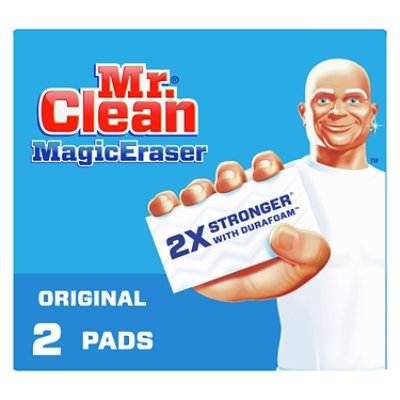 Mr. Clean Magic Eraser Cleaning Pads Original With Durafoam - 2 Count