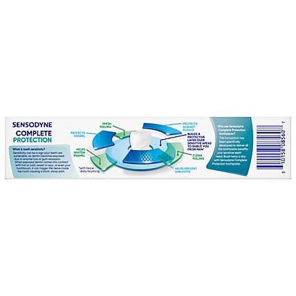 Sensodyne Toothpaste Complete Protection Sensitivity Cavity & Gingivitis Extra Fresh - 3.4 Oz - Image 4