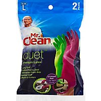 Mr. Clean Duet Gloves Latex Reusable Large - 2 Count - Image 2
