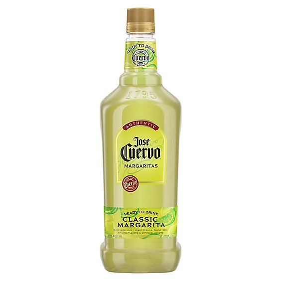 Jose Cuervo Authentic Margarita Classic Lime Ready to Drink Cocktail - 1.75 Liter