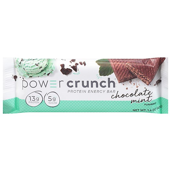 Power Crunch Energy Bar Protein Chocolate Mint - 1.4 Oz