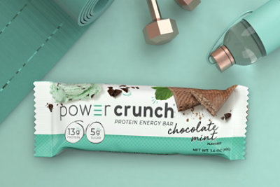 Power Crunch Energy Bar Protein Chocolate Mint - 1.4 Oz - Image 3