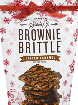 Sheila Gs Brownie Brittle Salted Caramel With Dark Drizzle - 4 Oz