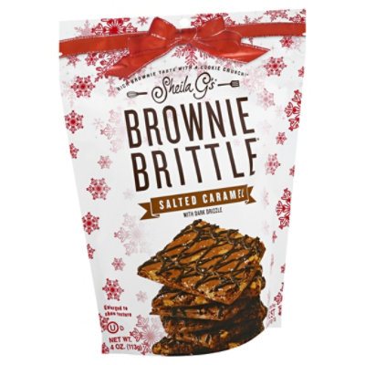 Sheila Gs Brownie Brittle Salted Caramel With Dark Drizzle - 4 Oz