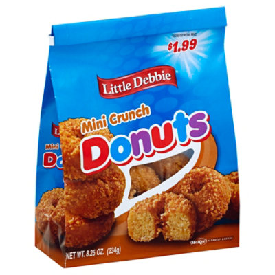Little Debbie Donuts Mini Crunch - 8.25 Oz