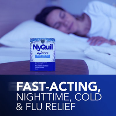 NyQuil SEVERE+ With Vicks VapoCOOL Nighttime Cough Cold & Flu Relief Caplets - 24 Count - Image 4