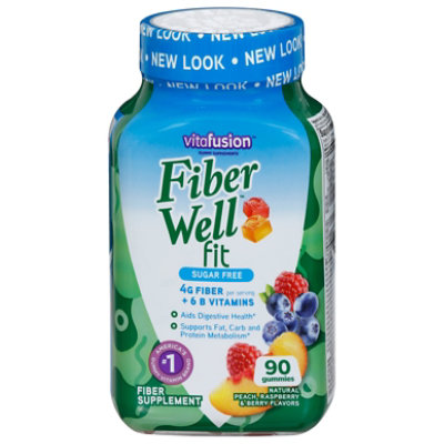 VitaFusion Fiber Well Fit Gummies Supplement - 90 Count - Image 3