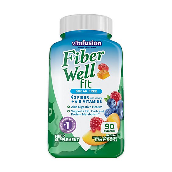 VitaFusion Fiber Well Fit Gummies Supplement - 90 Count