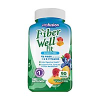 VitaFusion Fiber Well Fit Gummies Supplement - 90 Count - Image 1
