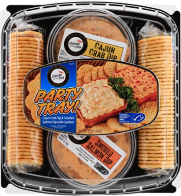 Salads Of The Sea Party Tray - 22 Oz - Image 2