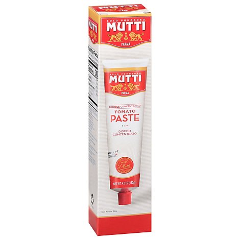 Mutti Tomato Paste Doppio Concentrato Double Concentrated - 4.5 Oz