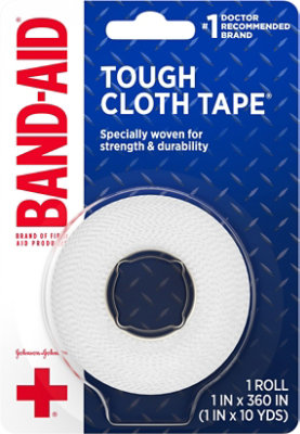 BAND-AID Tape Cloth Small 1 Inches - Each - Image 2