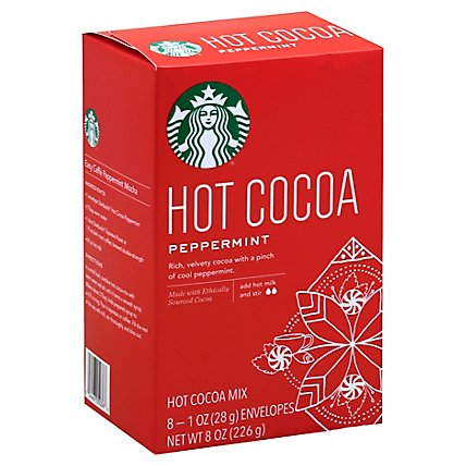 Starbucks Hot Cocoa  Peppermint - 8 Count - Image 1