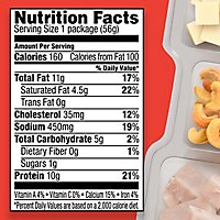 P3 Portable Protein Pack Chicken Breast Monterey Jack Cheese & Cashew Halves And Pieces - 2 Oz - Image 4
