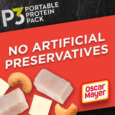 P3 Portable Protein Snack with Chicken - Cashews & Monterey Jack Cheese - 2 Oz - Image 3