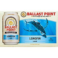 Ballast Point Craft Beer Longfin Lager Cans - 6-12 Fl. Oz. - Image 3