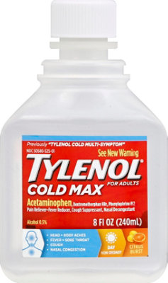 Tylenol Cold Multi-Symptom Daytime - 8 Fl. Oz.
