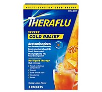 Theraflu Multi-Symptom Severe Cold Lipton - 6 Count