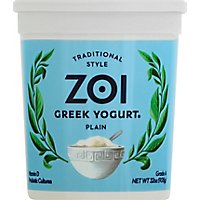 Zoi Greek Yogurt Plain Traditional Style - 32 Oz - Image 2