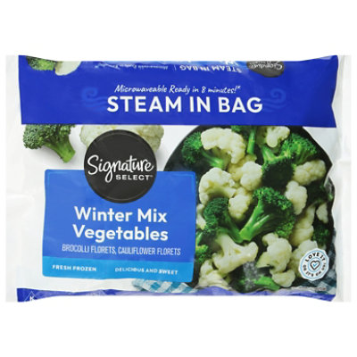 Signature SELECT Broccoli & Cauliflower Steam In Bag - 12 Oz