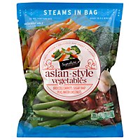 Signature SELECT Broccoli Carrots Sugar Snap Peas & Water Chestnuts Steam In Bag - 12 Oz - Image 1