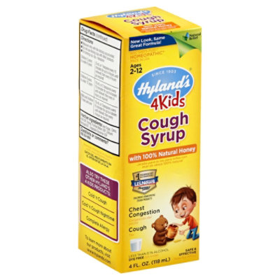 Hylands 4 Kids Cough Syrup - 4 Fl. Oz. - Image 1