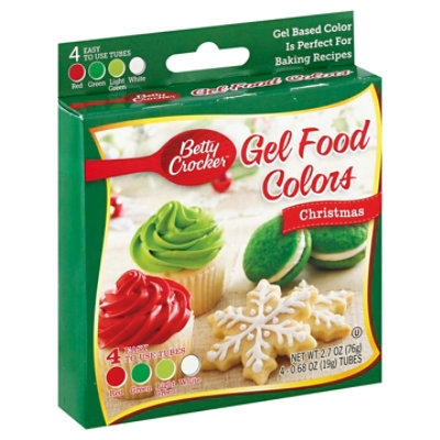 Betty Crocker Gel Food Colors Christmas - 2.7 Oz