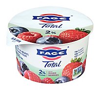 Fage Total 2% Yogurt Greek Lowfat Strained with Mixed Berries - 5.3 Oz
