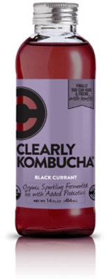 Clearly Kombucha Black Currant - 14 Fl. Oz. - Image 1