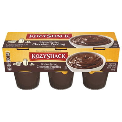 Kozy Shack Original Recipe Chocolate Pudding 6 Count - 24 Oz - Image 2