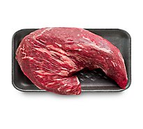 Beef USDA Choice Roast Loin Tri Tip Whole Untrimmed In Bag - 5.0 Lb