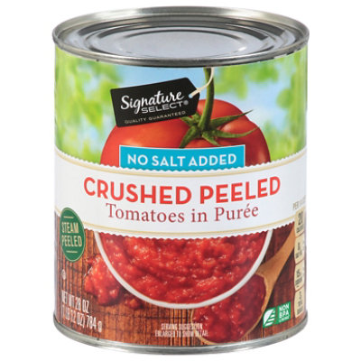 Signature SELECT Crushed In Rich Puree No Salt Added Tomatoes - 28 Oz - Image 2