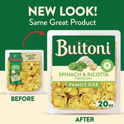 Buitoni Spinach And Ricotta Tortelloni Refrigerated Pasta Family Size - 20 Oz - Image 3