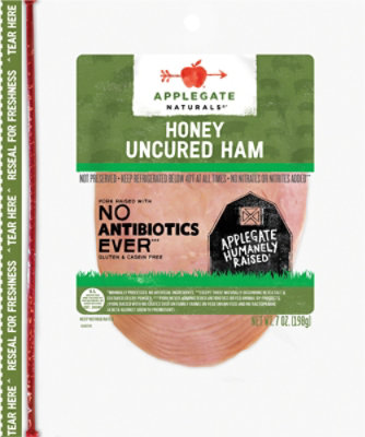 Applegate Natural Uncured Honey Ham - 7 Oz - Image 2