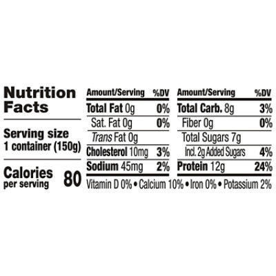 Light + Fit Greek Seasonal Nonfat Gluten Free Yogurt - 5.3 Oz - Image 2