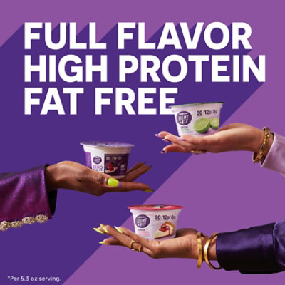 Light + Fit Nonfat Gluten-Free Strawberry Banana Greek Yogurt Multipack - 4-5.3 Oz - Image 5