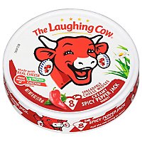 The Laughing Cow Creamy Spicy Pepper Jack Cheese Spread - 6 Oz - Image 1