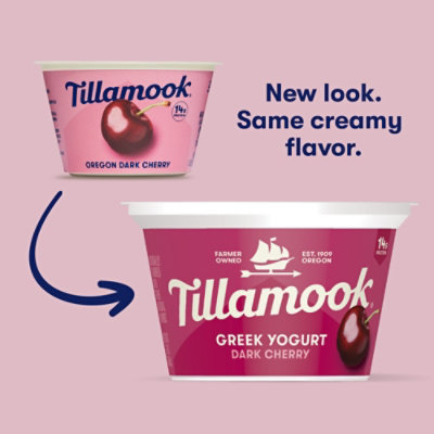 Tillamook Dark Cherry Greek Yogurt - 5.3 Oz - Image 2