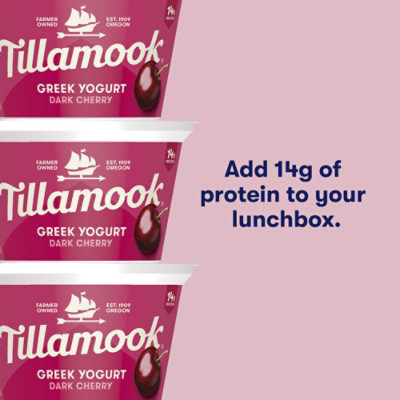 Tillamook Dark Cherry Greek Yogurt - 5.3 Oz - Image 5