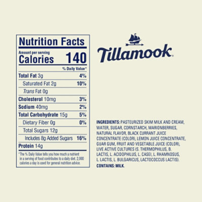 Tillamook Oregon Marionberry 2% Low Fat Greek Yogurt - 5.3 Oz - Image 7