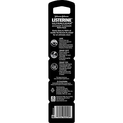 LISTERINE UltraClean Access Flosser Refill Pack Mint Flavored - 28 Count