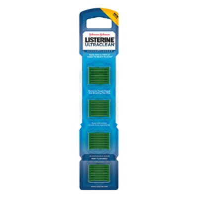 LISTERINE UltraClean Access Flosser Refill Pack Mint Flavored - 28 Count