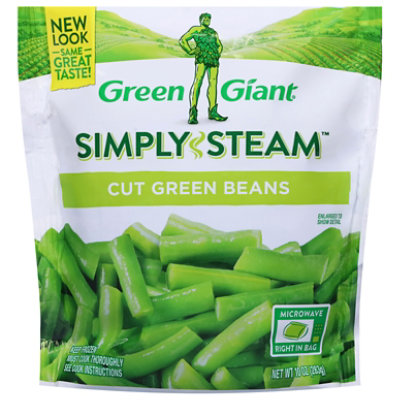 Great Value Frozen Cut Green Beans, 12 oz Steamable Bag