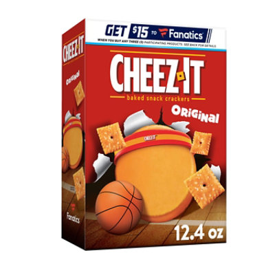 Cheez-It Cheese Crackers Baked Snack Original - 12.4 Oz