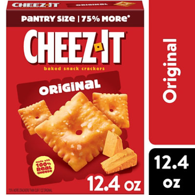 Cheez-It Cheese Crackers Baked Snack Original - 12.4 Oz